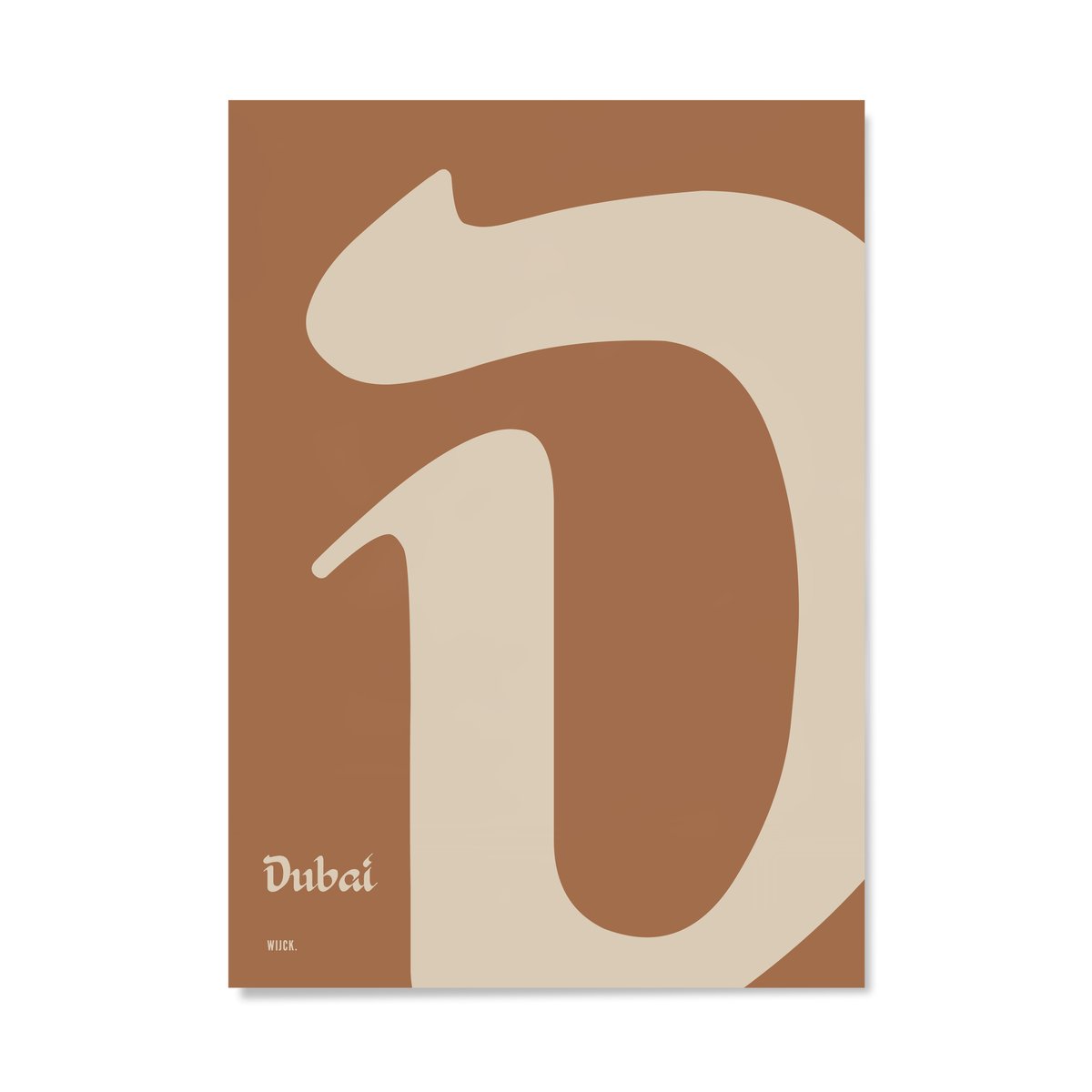 Poster von D von Dubai | WIJCK.